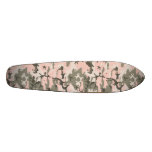 Pink Camouflage 7 1/8" Skateboard