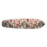 Pink Camouflage 7 1/8" Skateboard