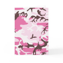 Pink Camouflage Card