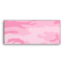 Pink Camouflage Envelopes