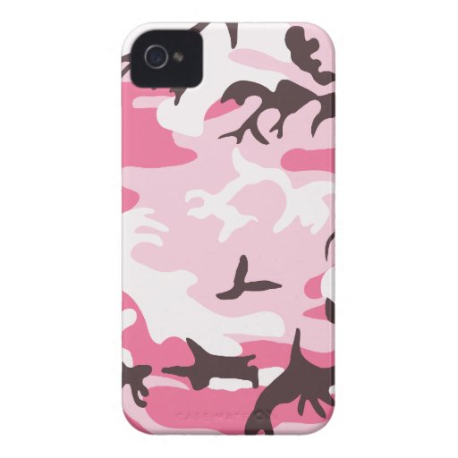 Pink Camouflage iPhone 4 Case Zazzle