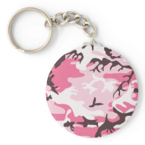 Pink Camouflage Keychain keychains