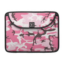 Pink Camouflage Macbook Pro Sleeve For MacBooks