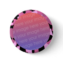 pink camouflage photo frame buttons