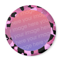 pink camouflage photo frame magnets by littlethings pink camouflage photo frame magnets