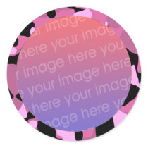 pink camouflage photo frame stickers by littlethings pink camouflage photo frame stickers
