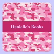Pink Camouflage stickers