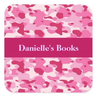 Pink Camouflage sticker
