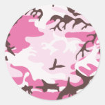 Pink Camouflage Sticker