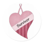 pink cancer awareness stickers