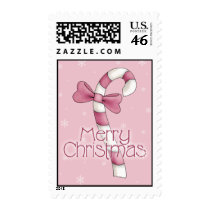 Pink Candy Cane - Merry Christmas