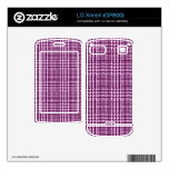 Pink Candy Check Skin For The LG Xenon