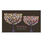 Pink Candy Retro Personal Business Profile Card Business Card Template