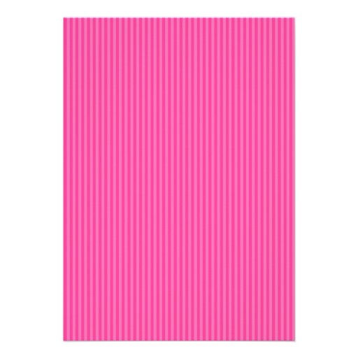 Pink Candy Stripes Bat Mitzvah Invitations