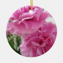 Pink Carnations 1 Ornaments