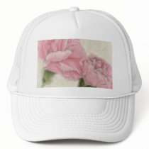 Pink Carnations 3 Color with Sepia hats by LivingNature Pink Carnations 3 Color with Sepia hats