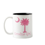 Pink Carolina Girl Palmetto Mug
