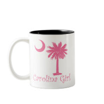 Pink Carolina Girl Palmetto Mug