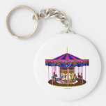 Pink Carousel Key Chains