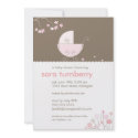 Pink Carriage Baby Shower Invitation invitation