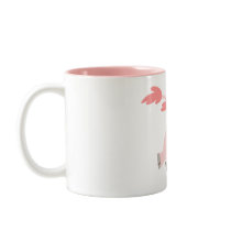 Pink Cartoon Unicorn  mug