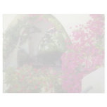 Pink Casa car port, Moraira, Costa Blanca flowers Customized Letterhead