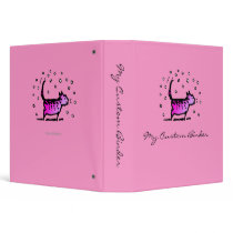Pink Cat Binder by PinkSnowCat Pink Cat Binder