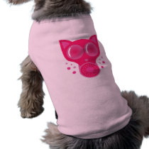 Pink Cat Gas Mask pet clothing by toxiferous Pink Cat Gas Mask pet clothing