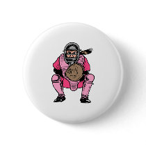 Pink Catcher buttons by shopaholicchick Pink Catcher buttons