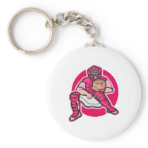 Pink Catcher Keychains