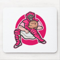 Pink Catcher Mouse Pad