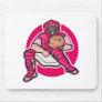 Pink Catcher Mouse Pad