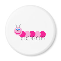pink caterpillar magnets by shopaholicchick pink caterpillar magnets