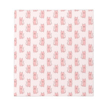 Pink Cats. Pattern Note Pad