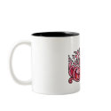 Pink Celtic Art Mugs