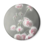 Pink Centered Carnations 1 - Ethereal Radiance Pink Centered Carnations 1 - Ethereal Radiance