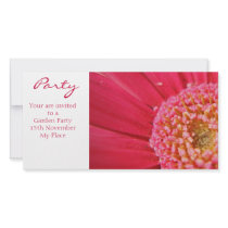 Pink Centre, Party, Your are invited to a Garde... photo cards