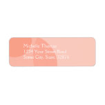Pink Champagne Bubbles Modern Return Address Label