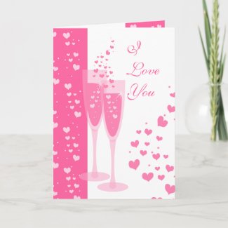 Pink Champagne! Greeting Cards