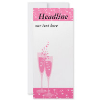 Pink Champagne! Rack Cards