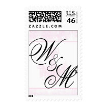 Pink Chandelier Monogram Stamps