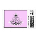 Pink Chandelier Stamp by inkcharmingdesigns Pink Chandelier Stamp