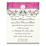 pink chandelier vintage writing background invitations