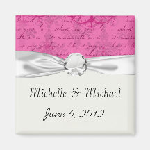 pink chandelier vintage writing background magnet