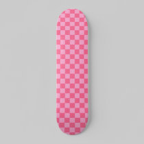 Pink Checkerboard skateboards