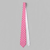 Pink Checkerboard ties