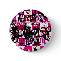 Pink Checkers buttons by Artamatik Pink Checkers buttons