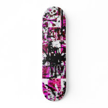 Pink Checkers skateboards by Artamatik Pink Checkers skateboards