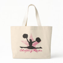 Pink Cheering Rocks T-shirts and Gifts Tote Bag
