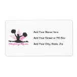 Pink Cheering Rocks T-shirts and Gifts Shipping Label